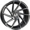 MB Design Felge KV2 8.5Jx19 ET43 5x112 Glanzgrau poliert kompatibel mit VW Beetle EOS Golf Jetta Passat Tiguan Touran T-Roc T-ROC