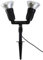 Megatron MT70814 Cappi 2 Gartenleuchte E27 Schwarz
