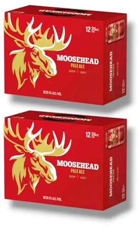 24 x Moosehead Pale Ale Dose 0,35l - Das Pale Ale aus Kanada mit 5% Vol.
