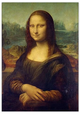 Wandsticker Dekor Foto Aufkleber 29,70x42,00cm Mona Lisa Nr. H1419M_NS1A3