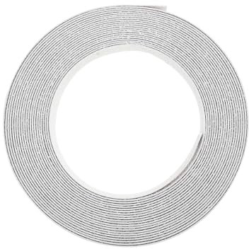 BESTonZON Self-adhesive Edge Banding Hot Melt Tape Flexible PVC Veneer Strip for Furniture Cabinets Easy to Cut and Apply Smooth Surface Strong Adhesion White 2CM x 10M