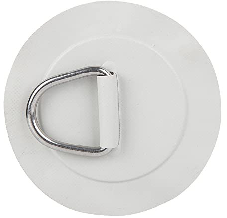 aqxreight 6in D Ring Pad Patch PVC Edelstahl Schlauchboot Kajak Kanu Surfbrett Matte