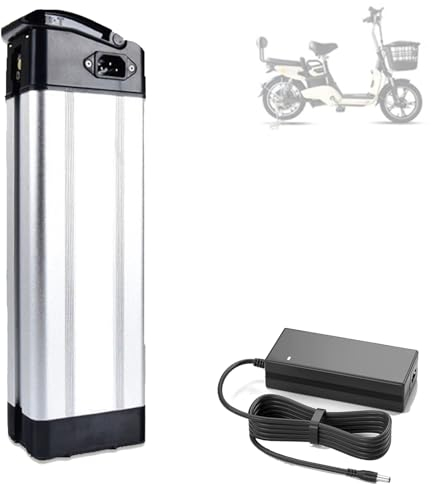 TGHY Akku 36V 10AH 12,5AH 15AH 20AH Klappbarer Lithium-Akku 48V 10AH 12,5AH wiederaufladbarer Li-Ionen-Akku mit 2A-Ladegerät für 50W-650W-Motor,48v,10AH