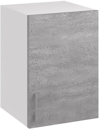 roe furniture Hängeschrank 40 cm - Küchenschrank - Küchenmöbel - Küchenunterschrank - Schrank Küche - Küchenschränke Einzeln Beton