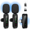 RealPlus Kabelloses Lavalier Mikrofon für iPhone/Android, mit [LED-Display], Plug-and-Play-Ansteckmikrofon mit USB-C/Lightning/USB-Stecker für Vlog, Podcasts, Aufnahmen, Live-Streaming, YouTube,TikTok