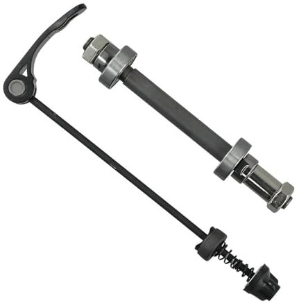 Rilasciare rapidamente i componenti della biciclet Mozzo ruota for bicicletta Asse anteriore e posteriore a sgancio rapido con 2 cuscinetti Mozzi bici MTB QR perno passante Accessori ciclismo Asse pas