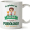 MUGFFINS Tazas Personalizadas para PODÓLOGO hombre - En Español - Propiedad de - 11 oz / 330 ml - Regalo Personalizable original y divertido