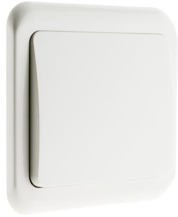 Interrupteur simple encastré Antaria - blanc - Zenitech