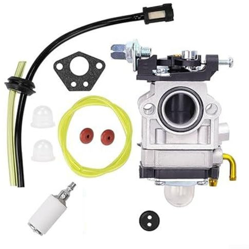 Carburador para cortacésped (para 52 cc, 49 cc y 43 cc) con kit completo de accesorios