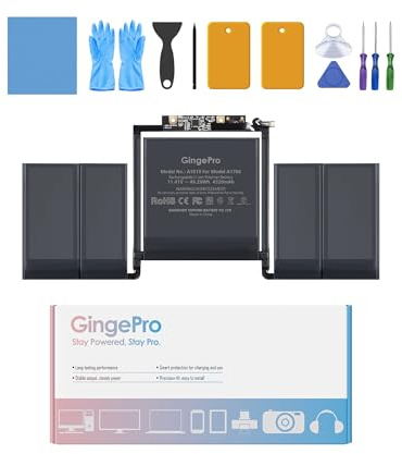 GingePro Batería de Repuesto para MacBook Pro A1706 de 13 Pulgadas (2016, 2017) Batería A1819