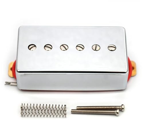 Micros de guitare électrique de type P90, micro simple bobinage, 6 vis de réglage, format humbucker 50 mm