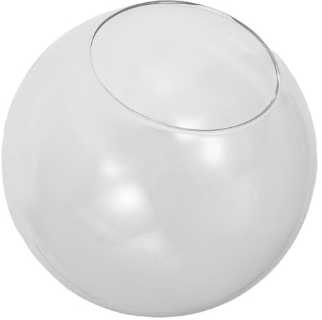 JEWEDECO Botella de Terrario Pequeña de Vidrio Transparente 15 Cm para Decoración de Hogar, Contenedor de Micropaisaje DIY, Accesorio Decorativo Adecuado para Estantes y Mesas