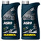 2 x 1L MANNOL Agro API TC / 2-Takt Motoroel fuer Traktoren Rasenmaeher Kettensaegen