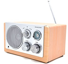 NABO WR 100 Kompaktes AM/FM Holzradio Holz