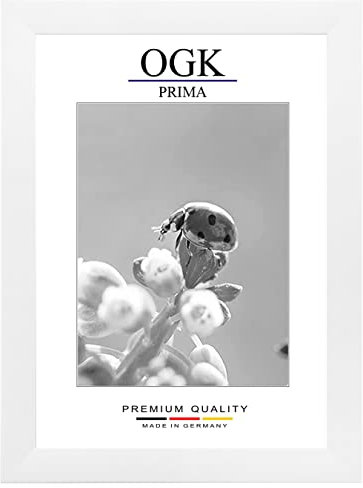 Online-GalleryKing Holz Bilderrahmen 85 x 60 cm in Weiß matt | Foto | Poster | Puzzle | Galerie | Rahmen