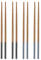 Typhoon World Foods Lot de 4 baguettes en bambou