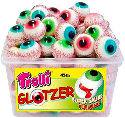 Pop Eye Ojo Relleno - Halloween - TROLLI - Envase 45 unidades