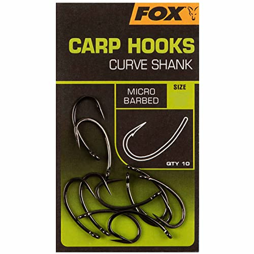 FOX Carp Hooks Curve Shank Size 8