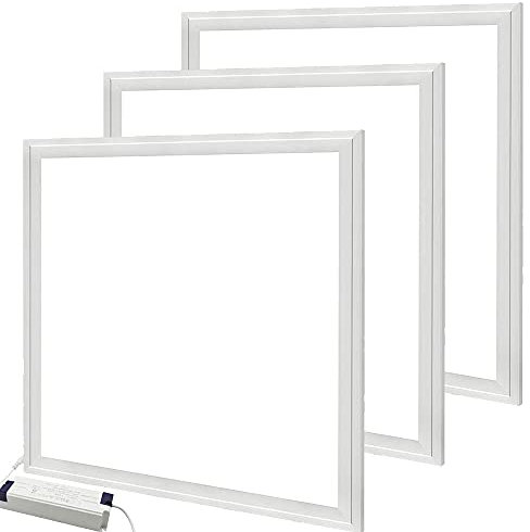 48W LED Recessed Suspended Ceiling Tile 600 x 600mm Panel Light Office Lighting Super Bright Daylight (6X Panels)