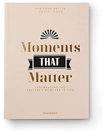 PrintWorks Bookshelf Alben - Moments that Matter Bookshelf Alben Foto Alben Home Interior Dekoration, PW00529, OneSize, Multi