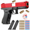 Pistolet Jouet, EVA Pistolet en Mousse Souple Recharge Manuelle éjection Automatique des Bullet Cases pour Enfants 12+ Jouets éducatifs Mmodèle de Pistolet