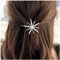 Yheakne Boho Kristall Stern Haarspange Pin Strass Perlen Haarnadel Haarspange Vintage Haarspange Pins Gold Haarspangen Dekorative Bobby Pin Glanz Hochzeit Haarschmuck für Frauen und Mädchen (Silber)