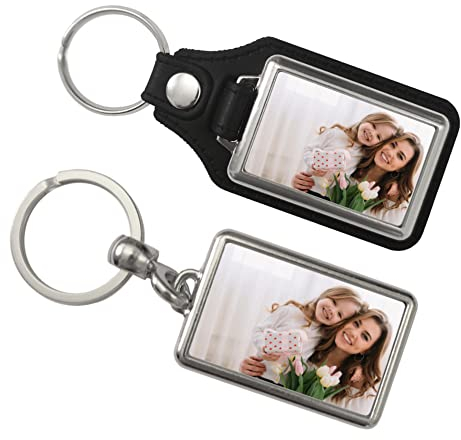 speecheese Eigenes Foto horizontal Schlüsselanhänger - personalisiert mit deinem Wunschbild - als persönliche Geschenkidee mit Wunschfoto für Gute Freunde oder zum Jahrestag individuell gestaltbar