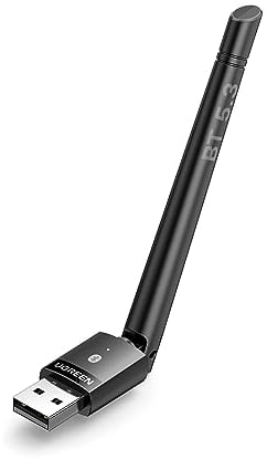 UGREEN Bluetooth Adapter 5.3 Mit Großer Übertragungsreichweite für PC Windows 11/10/8.1, USB Dongle für Maus, Tastatur, Kopfhörer, Handy, Controller