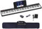 OYAYO 88 Tasten Digital Piano Keyboard, Halbgewichtetes Anfängerklavier Tragbare E Piano mit Süstain-Pedal, Netzteil und Klaviertasche Elektroklavier für Erwachsener Geschenk