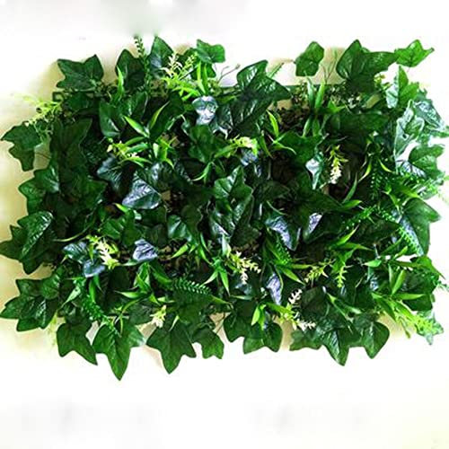 VGAZE sichtschutz blätteroptik efeu künstlich sichtschutz efeu 40 * 60 cm künstlicher quadratischer grüner Blatt-Sichtschutzzaun-Bildschirm-Schirm-Plastik-Sichtschutz-Efeu-Bildschirm-Innen- und Au