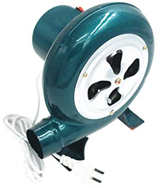 Soplador de forja for barbacoa, soplador de estufa centrífugo de 220 V, cable de alimentación de 1,8 m, campana de viento que puede ajustar la energía eólica, soplador de chapa de hierro eléctrico for