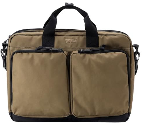 Levi's Herren L-Pack Messenger Bag, Dark Khaki