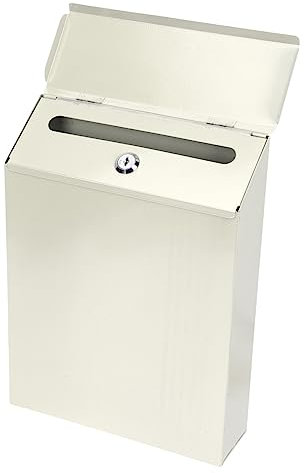 BESTonZON Briefkasten Aufbewahrungsbox für Briefe rotierende Bürodekoration Wohnkultur Briefbehälter privater Postcontainer Amerikanischer Stil Vorschlagsbox Karte