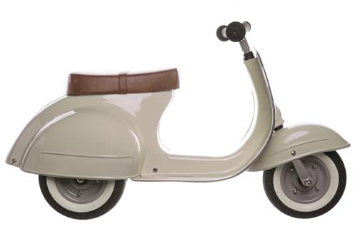 Ambosstoys Primo Basic Vollmetall-Lauflernroller, im klassischen Scooter Design, Creme I für Kinder ab 2 bis 5 Jahren I Fördert das Gleichgewicht
