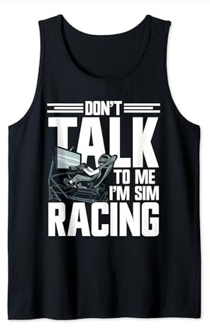 Video Gaming SIM Racing Gloves Racing Simulator SIM Racer Tank Top
