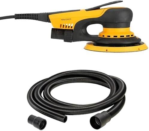 Mirka DEROS II 680 Exzenter-Schleifer Schleifmaschine mit Absaugung für Ø 150mm Schleifpapier / 8,0mm Hub Exzenterschleifmaschine + Mirka Antistatischer Absaugschlauch 4m