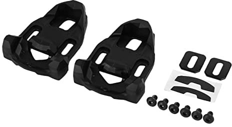 Osmond Fahrradkeil-Set aus Kunststoff, schwarz, für Rennrad, Fahrrad, Pedal, Verriegelung, rutschfest, für Time IClic/XPresso Pedal