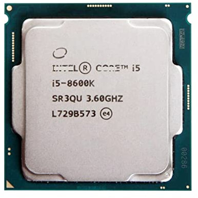 MovoLs V Core I5 8600K 3.6GHz Procesador de CPU de Seis núcleos y Seis Hilos 9M 91W LGA 1151 Mejorar la Velocidad de ejecución de la computador (Reacondicionado)