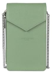 LANCASTER | Foulonné PM - Pochette smartphone Cuir de Vachette Grainé Jade antic
