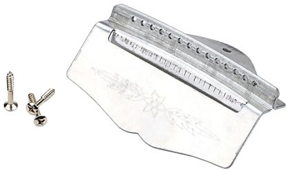 Professional Mandolin Tailpiece Replacement 14 Strings Aluminum Mandolin Tailpiece With Mounting Screws Instrument Part