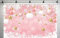 APROPHIC Rosa Fotohintergrund, Winter Weihnachten Fotohintergrund, Foto Wandhintergrund, Frohe Weihnachten Hintergrund, Winter Geburtstagsfeier Dekoration, Schneeflocke Banner Dekoration 210x150cm