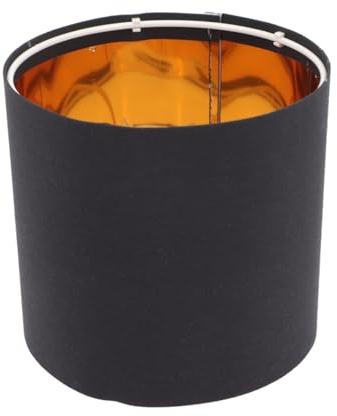 SEWOART Lampenschirm Ersatz Aus Stoff Und Eisen Faltbar Montage Erforderlich Für Tischlampen Stehlampen Kronleuchter Moderner Lampenschirm 5.91 X 5.91 X 5.51 in