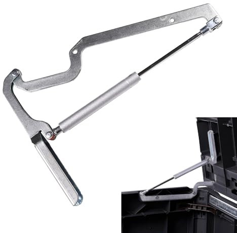 Compatible with Keter Hinge Store It Out Arc/Max/Ace/Prem 1150 XL/Elite Storage Box Heavy Duty Piston Gas Strut WLPS Hinge 565308