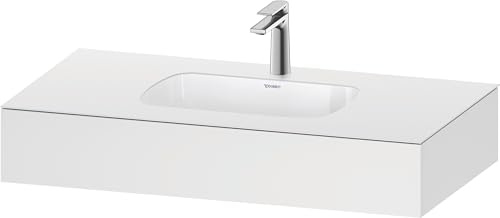 Duravit Qatego Einbauwaschtisch mit Konsole, 1000x550x170mm, QA4691018180000, Farbe: Weiß Matt
