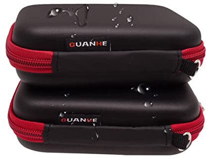 ARTIBETTER Reisetasche für kleine Elektronik durchsichtiger Lippenstifthalter Schlüsselanhänger Organizer für Elektronikzubehör USB Stick Tasche Cable Organizer Elektronik Tragetasche Black