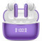 Bluetooth Kopfhörer, HiFi Stereo Kopfhörer Kabellos Bluetooth 5.3 mit 4 ENC Noise Cancelling Mic,56H Kabellose Kopfhörer mit LED-Anzeige, IPX7 Wasserdicht Ohrhörer für Sport und Studium, USB-C, Lila