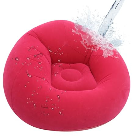 Generisch Aufblasbare Couch | Tragbarer Faltbarer Luftkissen Sessel | Outdoor Sitzmöbel Für Campingplatz Garten Spielzimmer Terrasse Wohnmobil Pool