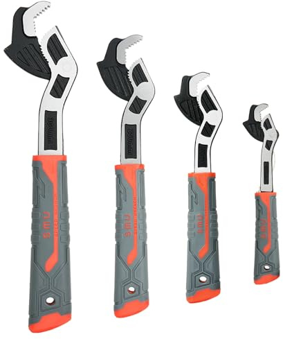 Umelee Juego de llaves inglesas (4 unidades, incluye 300, 250, 200, 150 mm)