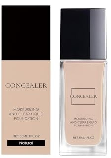 Klare Foundation für Frauen über 30,Foundation für Reife Haut,Natürliches,Mattes Finish,24 Stunden Lang anhaltende,Wasserfeste,ölausgleichend,Foundation für alle Hauttypen (Natürlich)
