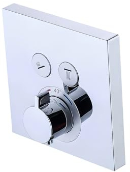 15763001 Shower Select Modern Thermostatic Shower Valve Trim with Temperature Control and Diverter, Chrome